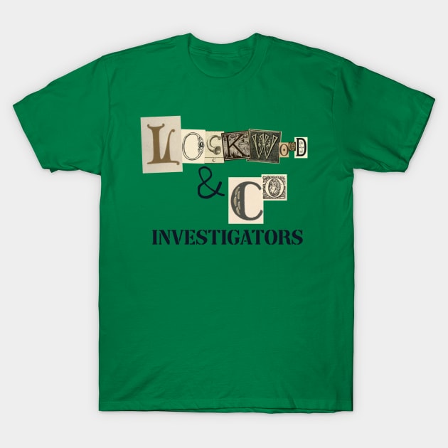 Lockwood & Co: Investigators - Cutout Letter T-Shirt by LochNestFarm